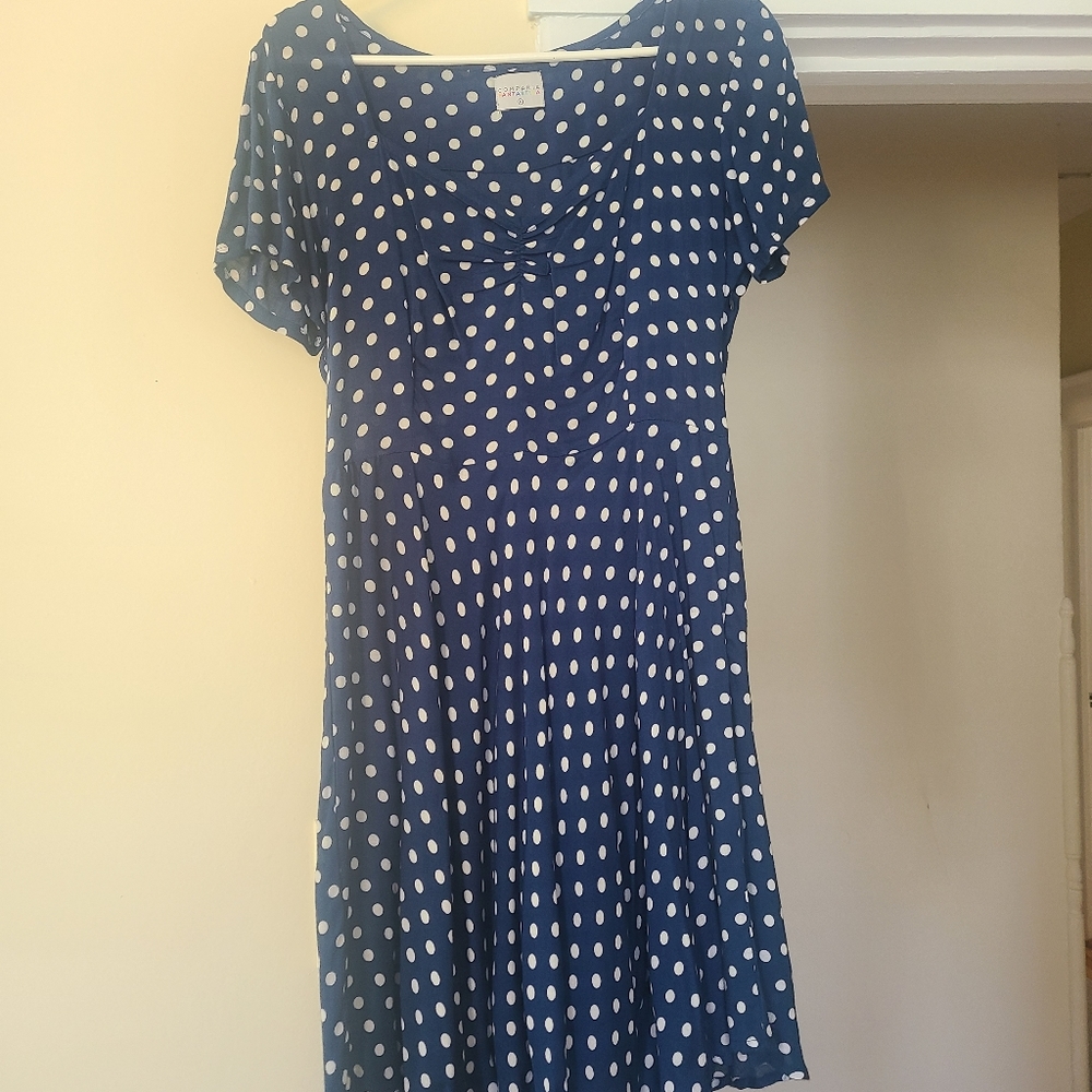 Modcloth polka dot dress